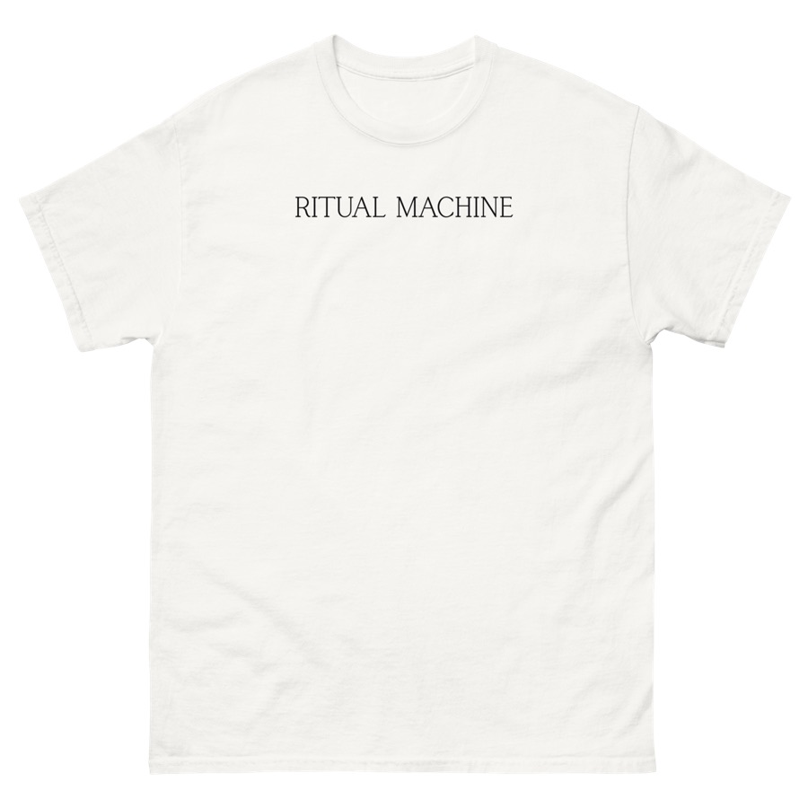 White Ritual Machine t-shirt